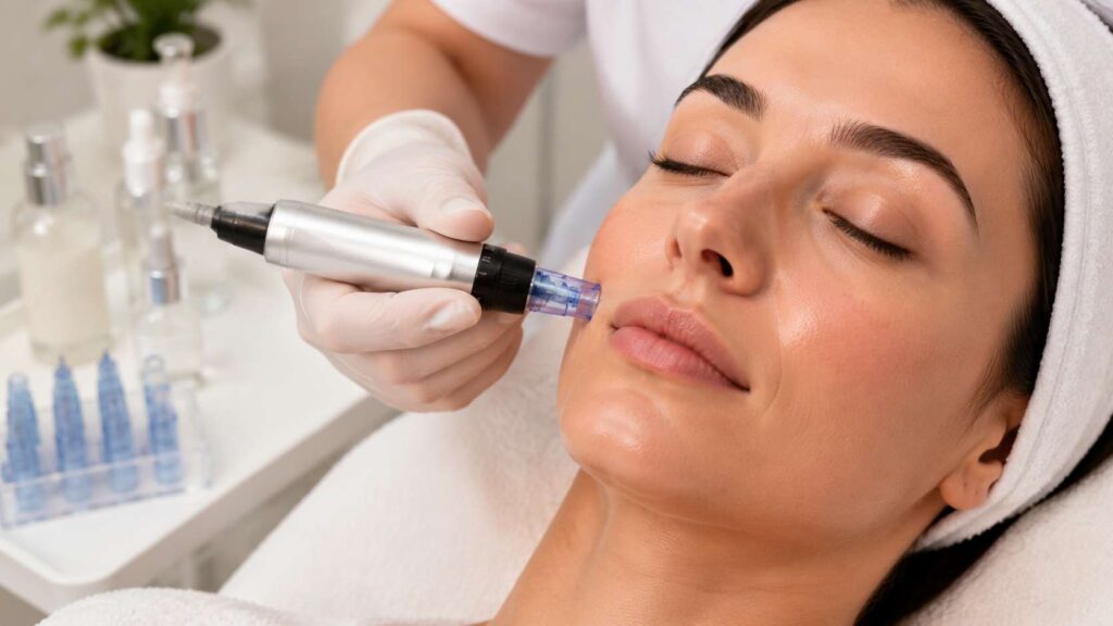 Microneedling for Fine Lines