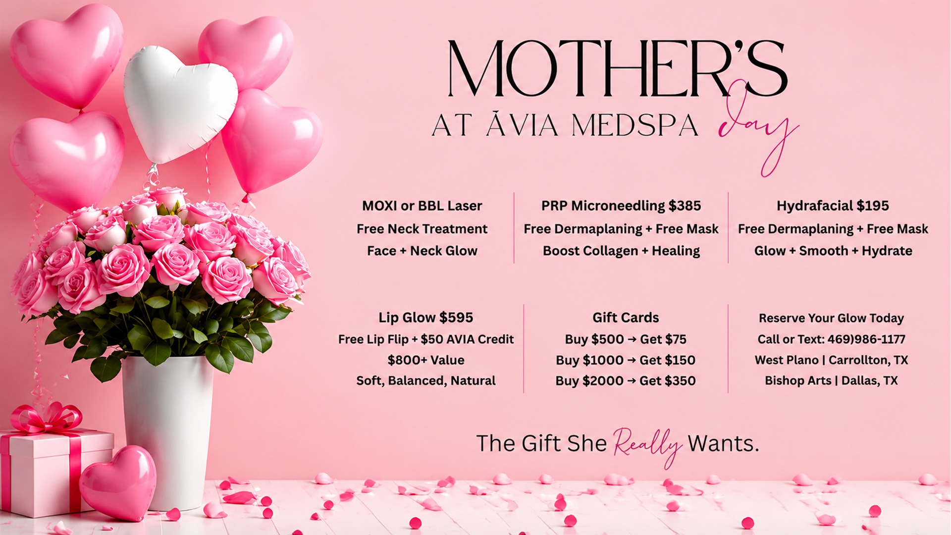 Mother's Day Specials - AVIA Medical Spa